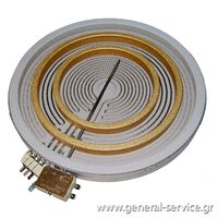 ΕΣΤΙΑ ΚΕΡΑΜΙΚΗ 2700-1950-1050W KUP Φ270/210/145 =