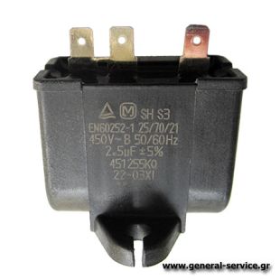 ΠΥΚΝΩΤΗΣ  2.5mF AC HITACHI RAC-10 ΠΥΚΝΩΤΗΣ  2.5mF AC HITACHI RAC-10
