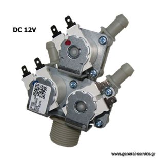 ΒΑΛΒΙΔΑ ΤΡΙΠΛΗ LG F4WV910P2 DC=12V ΒΑΛΒΙΔΑ ΤΡΙΠΛΗ LG F4WV910P2 DC=12V