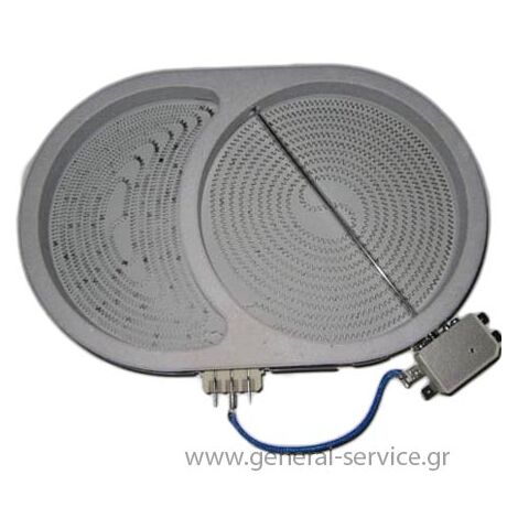 ΕΣΤΙΑ ΚΕΡΑΜΙΚΗ 2400W ΤΕΚΑ ΟΒΑΛ GK-60