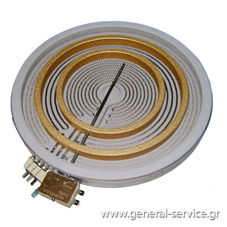 ΕΣΤΙΑ ΚΕΡΑΜΙΚΗ 2700-1950-1050W KUP Φ270/210/145 =