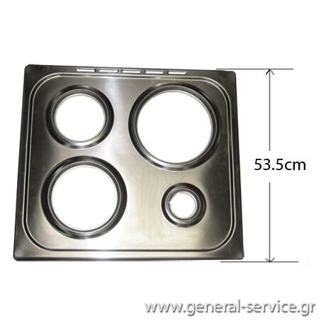 ΤΡΑΠΕΖΑ ΕΣΤΙΩΝ DAVO CT0908 INOX 53,5CM (Σ)