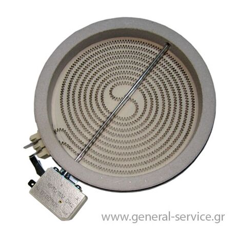 ΕΣΤΙΑ ΚΕΡΑΜΙΚΗ 1200W DAVO Φ140 =