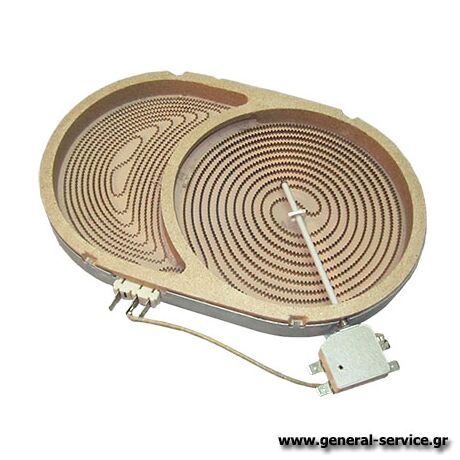 ΕΣΤΙΑ ΚΕΡΑΜΙΚΗ 2400-1600W ΟΒΑΛ LG KA80610F